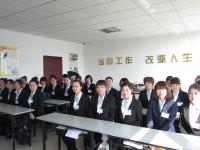 参加韩国免税店面试人员照片